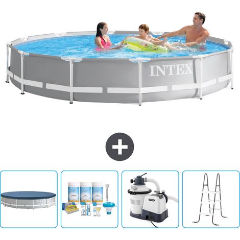 Prism Frame Pool Rund - 366x76 cm - 5-teilig SCB64 (1/5)
