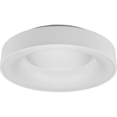 Plafonnier LED spot salon éclairage couloir blanc-mat rond lampe SWITCH-DIMMER (1/4)