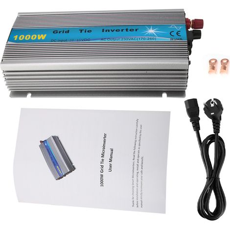 Onduleur à onde sinusoïdale pure 1000 W, grille MPPT pour énergie solaire (36 V)