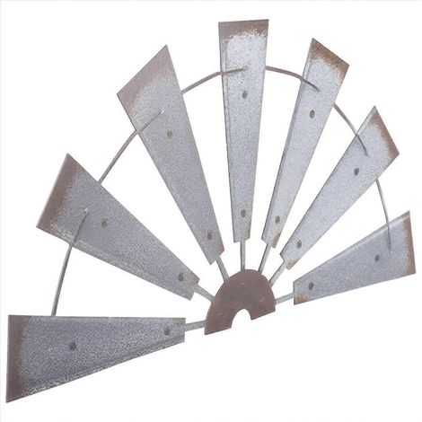 Décoration murale rustique en fer forgé, sculpture éolienne artistique pour salon, chambre, terrasse, lot de 1, finition noire, style campagne, accroche facile (1/5)