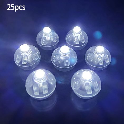 LED Balloon Light - 14 mm Diamètre - Sans Fil - Pile LR41 Incluse - Pour Décoration Intérieure Balcon Bureau - 25 Pièces (1/5)