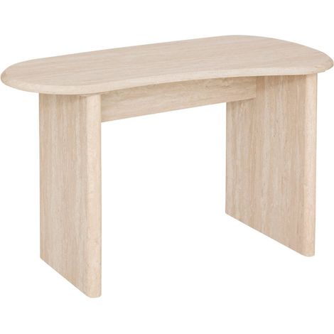Scrivania anaya beige l120xp60h75,5 cm - Atmosphera créateur d'intérieur
