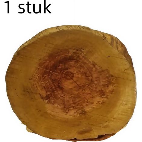 Dessous de verre en bois naturel isolant thermique pour tasses et boissons 10 à 12 cm de long et 2 cm de haut (1/5)