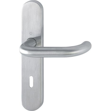 HOPPE® Drückergarnitur mit Langschild Paris E138/353H, Edelstahl, 11536639 (1/3)