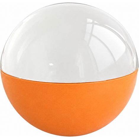 Boule de cristal électronique magique en verre orange diamètre 7 cm 340 g orange réf 5010 340 g – Livraison gratuite
