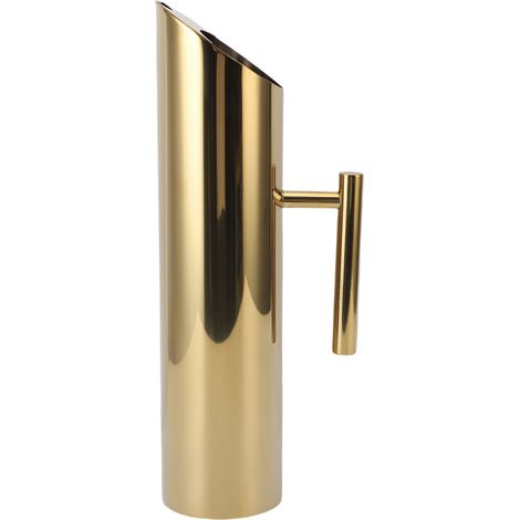 Pitcher d'eau métal 2L avec garde-glace – Contenant pour boissons thé, café, jus – Résistant à température élevée et froide (1 unité)