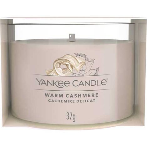 CANDELA PROFUMATA VOTIVE IN VETRO CLEAN WARM CASHMERE