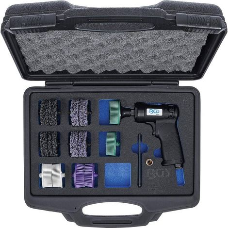 Jeu de Meules et Brosses Pneumatiques 17 pcs - Accessoires Pneumatiques - Polyvalent et Résistant - D-Work