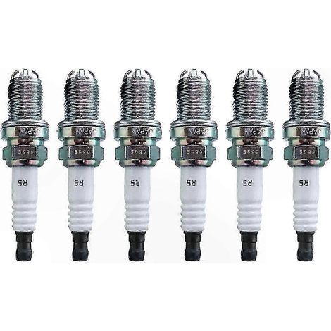 Jeu de 6 bougies d'allumage pour BMW E46, E39, E83, E36, E63, E53, M54, M62, Z3, 320i, 528i, E38, E65, E34 (remplacement 12120037607) (1/4)