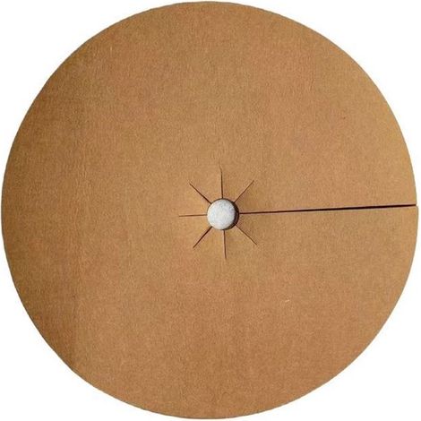Lot de 5 anneaux de protection pour cocotiers de 30 cm, tapis de protection épais pour arbres, toiles de paillage rondes réutilisables, bloqueurs de racines ou couvre-sols anti-mauvaises herbes (1/4)
