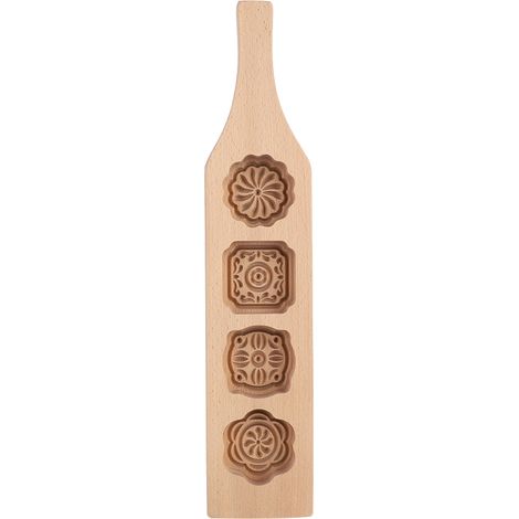 Moule à gateau de lune, patisserie en bois, outils de cuisson de peau de glace de haricot mungo (1)