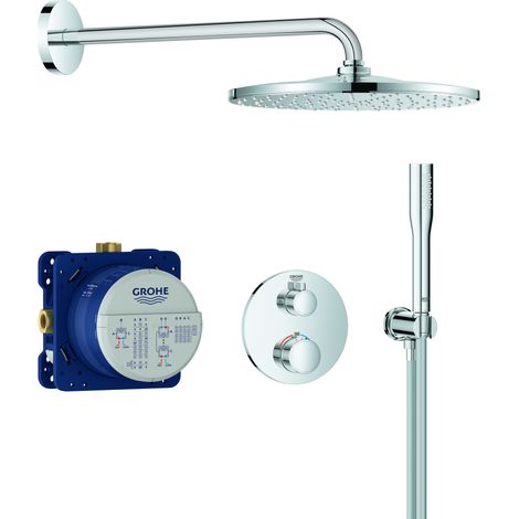 GROHE Grohtherm Système de douche, set complet avec mitigeur de