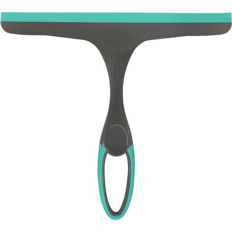 Hand Held Wiper Blade Window Squeegee, Grey/Turquoise (1/4)