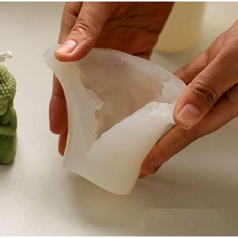 3D-Buddha-Silikonform für Kerzen – Hochwertiges Silikon – Leichtes Herauslösen – Für individuelle Kreationen und Dekorationen (1/5)