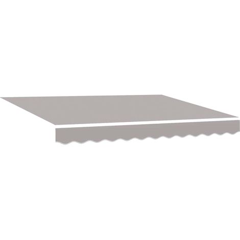Maison Exclusive - Telo di ricambio per tenda da sole Grigio chiaro 3 x 2,5 m