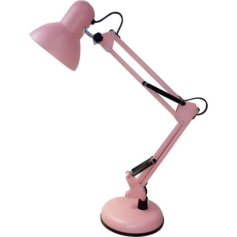 Flexo Articulado Viar 1xe27 Rosa 55x12,5x14cm