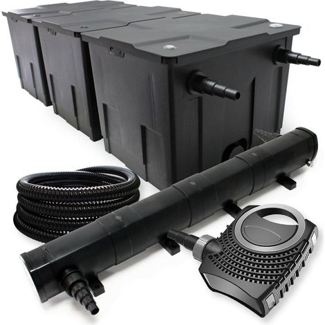 Kit de filtration biologique 72w bassin 90000 L max