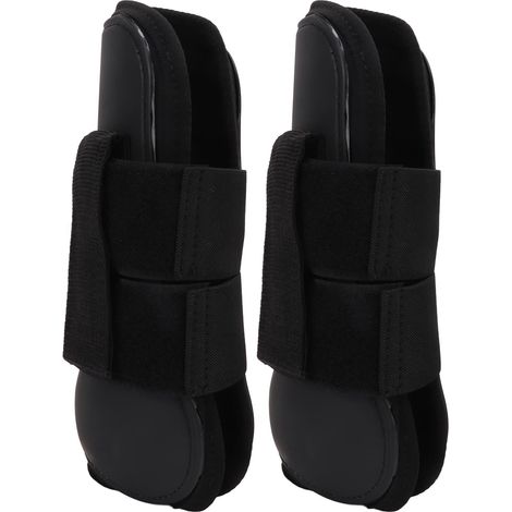 Guêtres avant pour chevaux, guêtres avant réglables, protection des membres inférieurs absorbant les chocs et guêtres de sport de soutien (1/5)