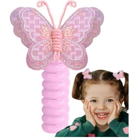 Élastiques à cheveux - YD - Cordon téléphonique - Design adorable - Résine douce - Pratique à utiliser (1/4)