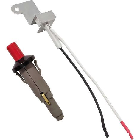 60092 Kit d'allumeur à bouton-poussoir de rechange pour barbecue à gaz Weber Q3000 Q300, compatible avec les références 424001 et 4260 : (1/4)