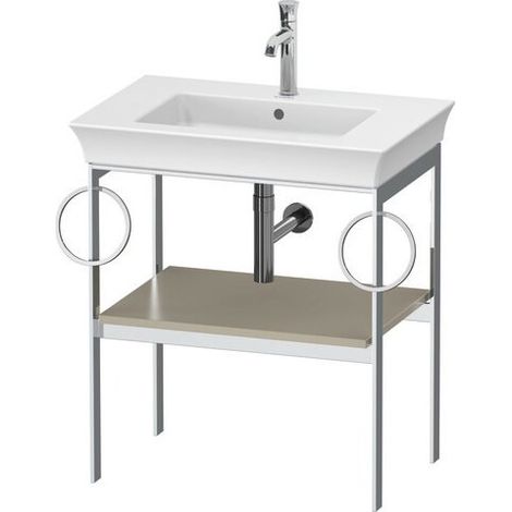 DURAVIT WT4546B6060 Console métallique à poser au sol White Tulip (1/2)
