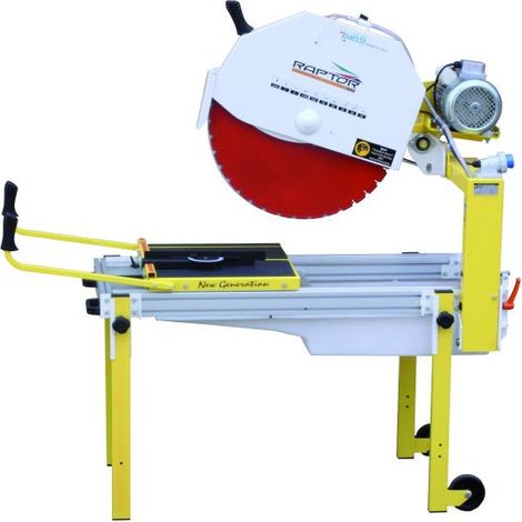 GHELFI RAPTOR 650 macchina taglio ad acqua 4 HP Monofase disco 650 mm