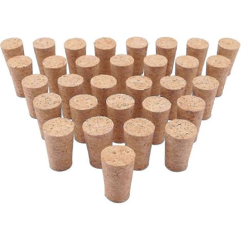 Bouchons de bière coniques en liège et bois pour la fabrication de vins artisanaux, adaptés à différentes marques, lot de 30 pièces (1/5)