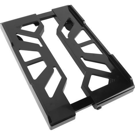 Support mobile réglable pour unité centrale, support ventilé pour tour d'ordinateur, avec 4 roulettes pivotantes verrouillables, compatible avec la plupart des PC, chariot de sol pour PC (1/5)