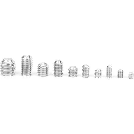 200 vis à tête hexagonale creuse en acier inoxydable M3M4M5M6M8 (1/4)