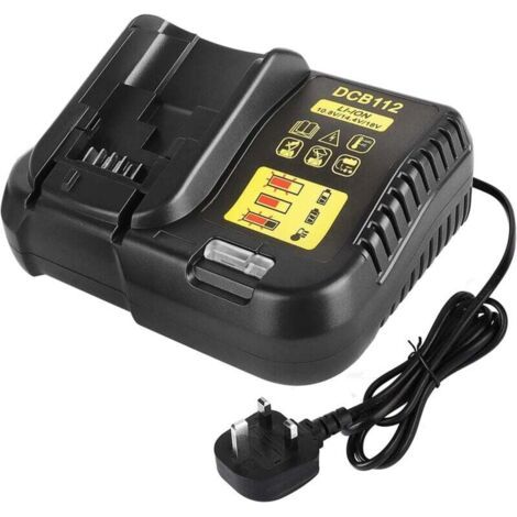 Le chargeur rapide est compatible avec les batteries lithium-ion DeWalt 10,8 V, 12 V, 14,4 V, 18 V et 20 V DCB184, DCB183, DCB184, DCB182, DCB204, DCB205, DCB125 et DCB127 il peut remplacer les charg (1/4)