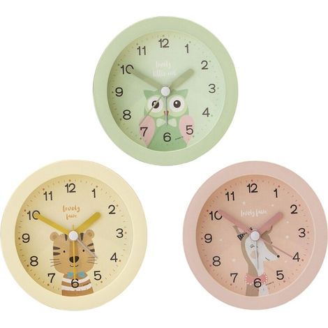 Set mit 3 pädagogischen Weckern für Kinder, sanftes Wecken ohne Ticken. (1/4)