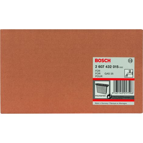 Filtro de pliegues de poliéster 4300 cm² 257 x 69 x 187mm  BOSCH 2607432015 (1/2)