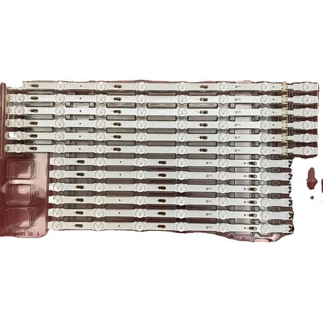 Bandes de rétroéclairage LED, matériau en cuivre, longueur de 1128 mm, compatible avec UE55MU6105 et autres, type SMD, certifié CE (1/5)
