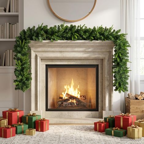 vidaXL Guirnalda de Navidad Verde 270 cm PVC y PE (1/5)