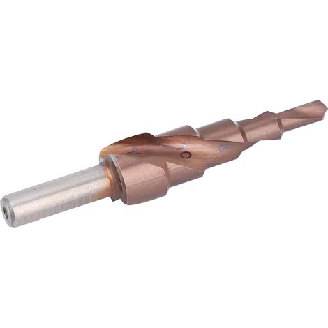 Foret étagé M35 acier rapide revêtu cobalt, tige triangulaire, outil perceuse 4-12mm (5 niveaux) (1/5)