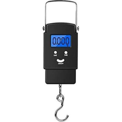 Gepäckwaage, Angelwaage, Hängewaage, Elektronische Waage, Maximal 50 kg - Crezuo (1/4)