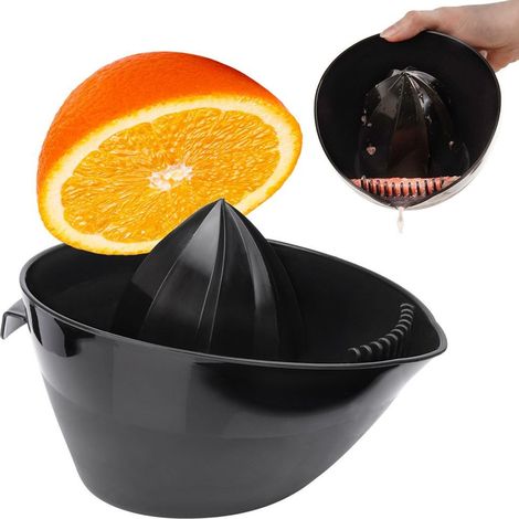 Exprimidor para cítricos, limones, naranjas, limas y otras frutas con colador.
