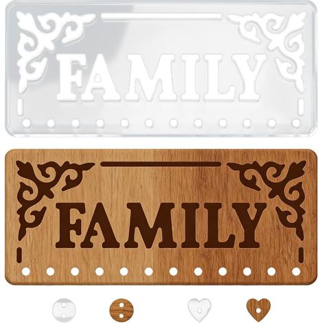 Lot de 3 modèles de défonceuse en acrylique de 40 x 17 cm en forme de cœur transparent pour travaux du bois, loisirs créatifs (1/5)