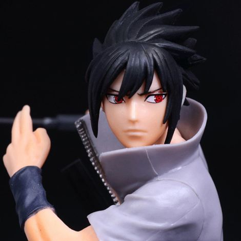 Naruto Shippuden Sammelfigur – Sasuke Uchiha im Kampf, handgefertigtes Deko-Modell im Beutel – 1 Stück (1/5)