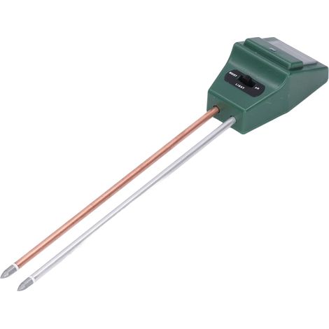 3-in-1 Boden-pH-Meter, Feuchtigkeits- und Lichtmessgerät, multifunktionale digitale Sonde für Zimmer- und Gartenpflanzen (1/5)