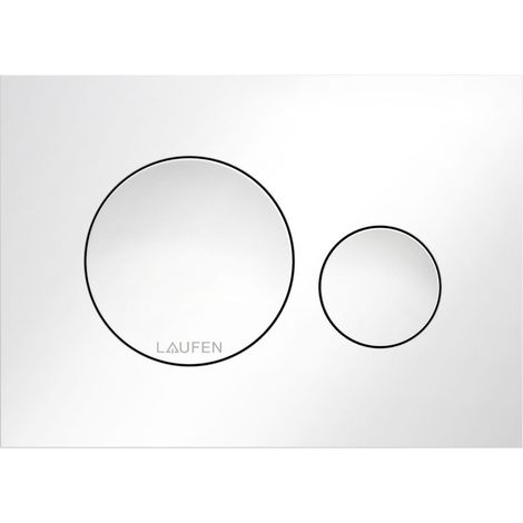 Laufen INEO - Betätigungsplatte, weiß glänzend H9001140000001 (1/3)