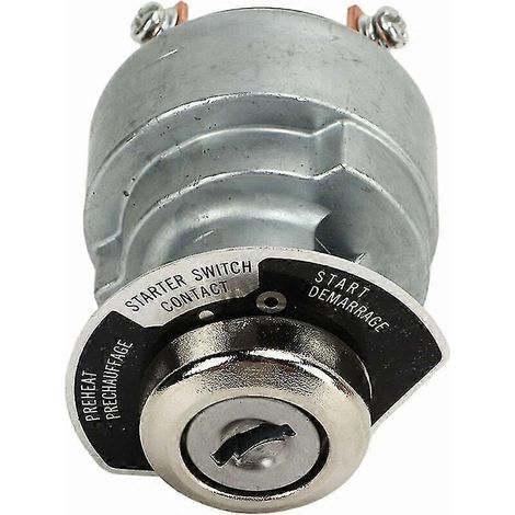 Contacteur d'allumage 183827, contacteur à clé de démarrage pour moteurs Kubota D722, D902, D1005, D1105, D1305, V1205 et V1505 (1/5)