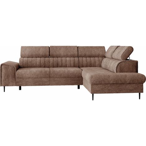 Sofá rinconero Comfivo 446, Coral 45, Función de descanso, Almacenaje, 276x206x81cm, 0 (1/5)