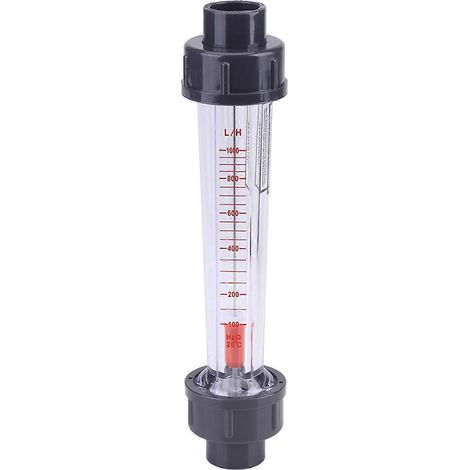 Durchflussmesser für Wasser mit Kunststoffrohr, 100–1000 l/h, Modell LZS-15D