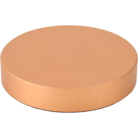 Disque Stabilisateur Platine Vinyle en Alliage d'Aluminium, Poids de Stabilisation HiFi pour Réduction des Vibrations, Pince d'Équilibrage, Or (1/5)