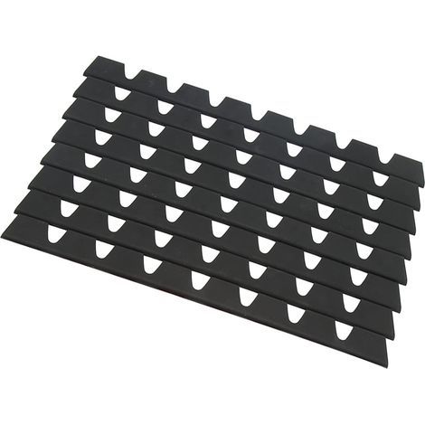 Sliplo Voiture Extérieur 8 Pièces Pare-chocs Avant Grattage Garde Ensemble Caoutchouc Noir Universel Pare-chocs Anti-rayures Protecteur (1/5)