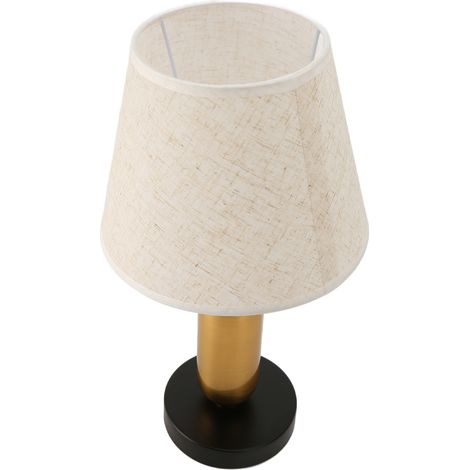 Lampe de chevet LED décorative rétro européenne, 3 températures de couleur, intensité variable, minuterie, avec télécommande, idéale pour la chambre ou le salon (3 W). (1/5)
