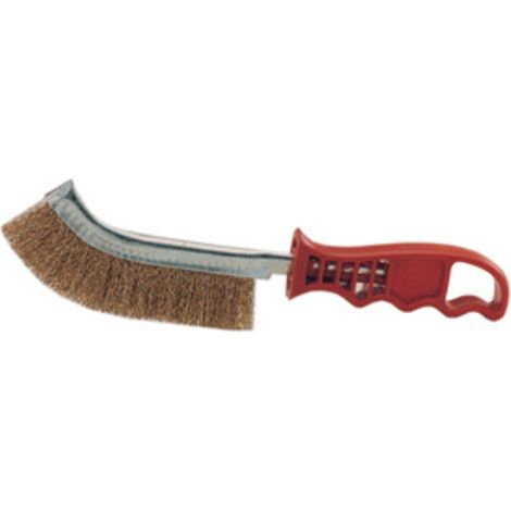 SPAZZOLA CURVA TIPO SPYD FILI ACCIAIO 275 MM- 24,0 pz