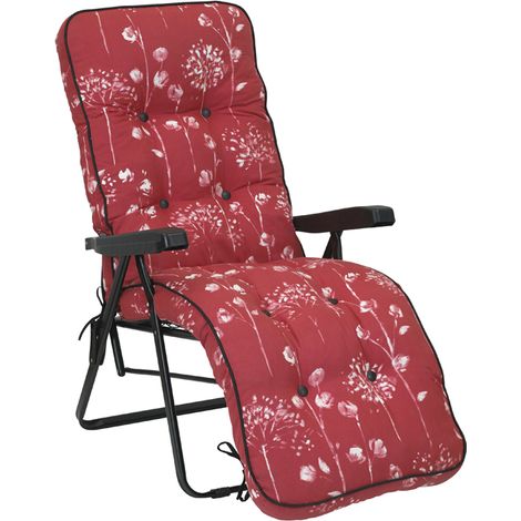 Deluxe Relaxer Renaissance - L58 x W58 x H99 cm - Rouge