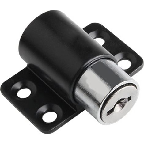Verrou de sécurité pour portes – Verrou de fenêtre en aluminium anti-effraction avec clé, adapté aux armoires et aux portes de la maison – Verrou de sécurité fiable pour un environnement de vie sûr (n (1/4)